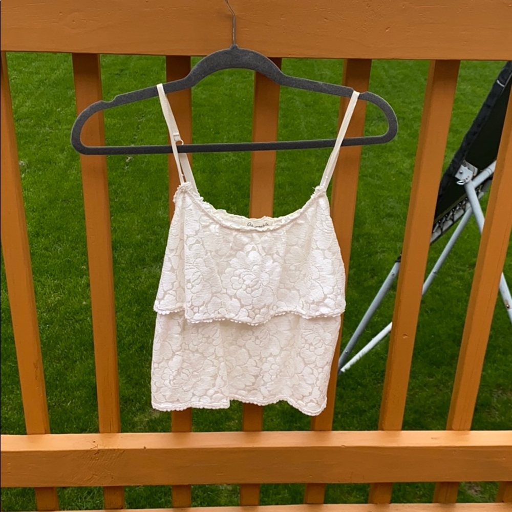 White tank top